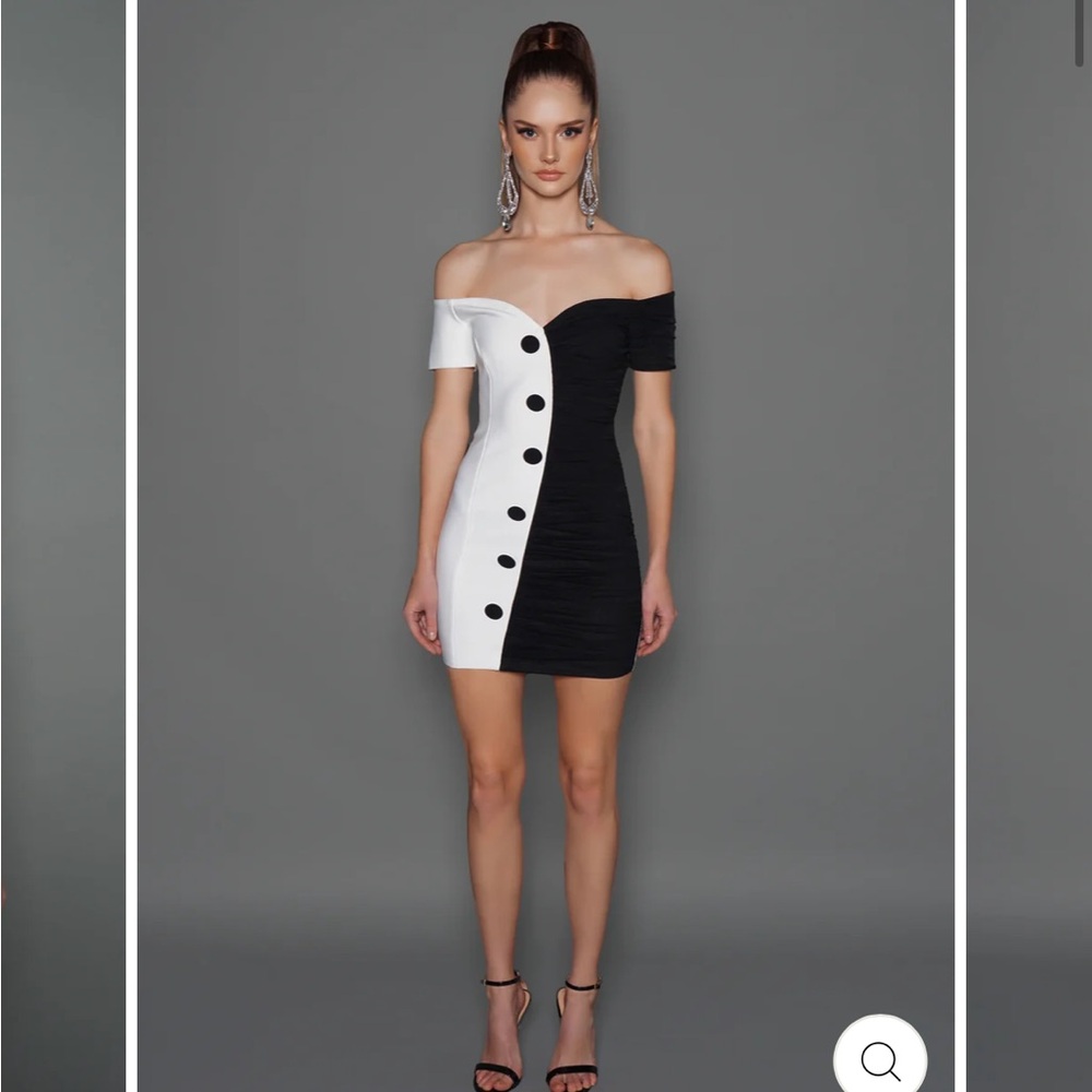 Guilty of Glam Two Tone Mini Dress.